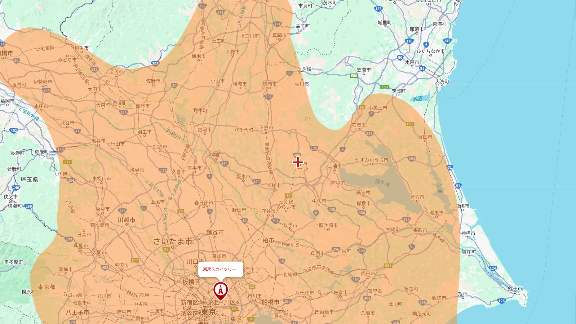 つくば市の電波事情